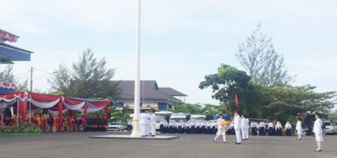 Pengibaran Sang Saka Merah Putih oleh paskibraka