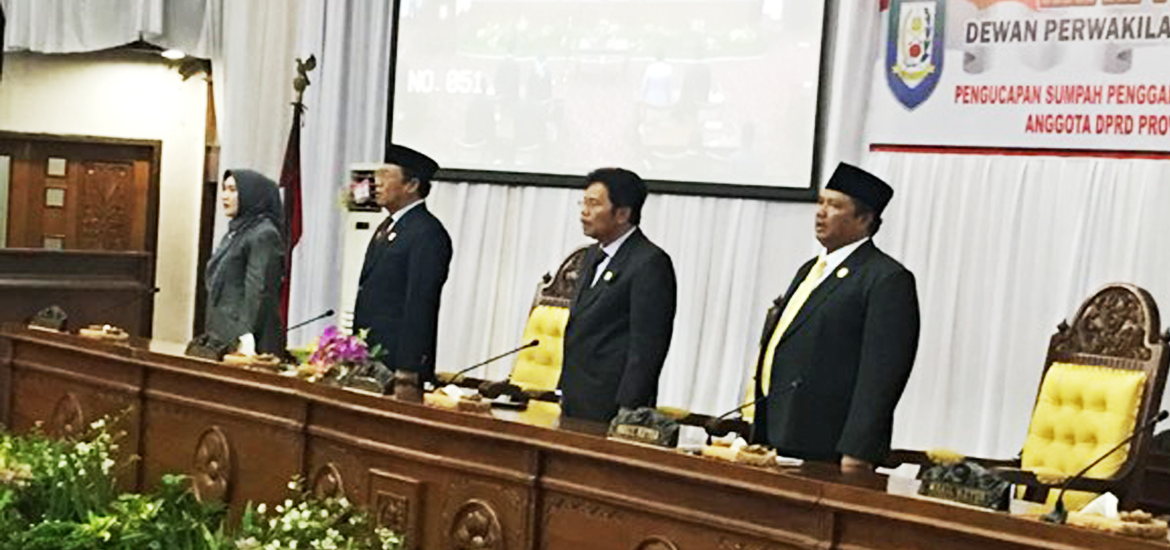 Unsur pimpinan paripurna DPRD Provinsi Bengkulu