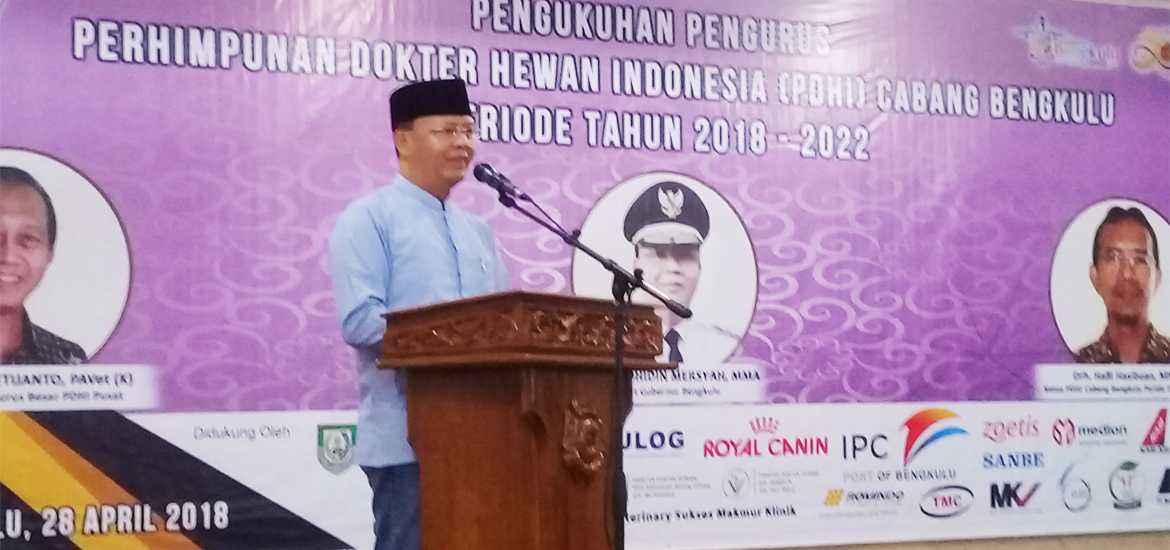 -- Plt Gubernur Bengkulu Rohidin Mersyah menyampaikan sambutan --