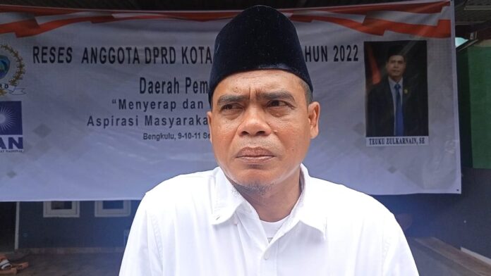 Anggota DPRD Provinsi Bengkulu Teuku Zulkarnain,