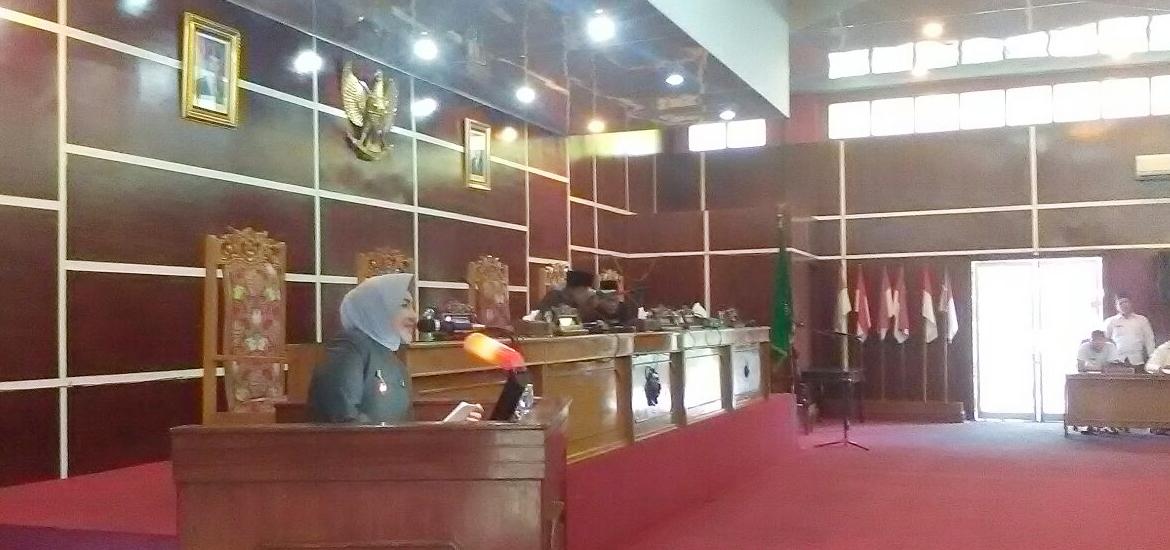 Paripurna Penyampaian Nota Rancangan APBD Tahun 2018