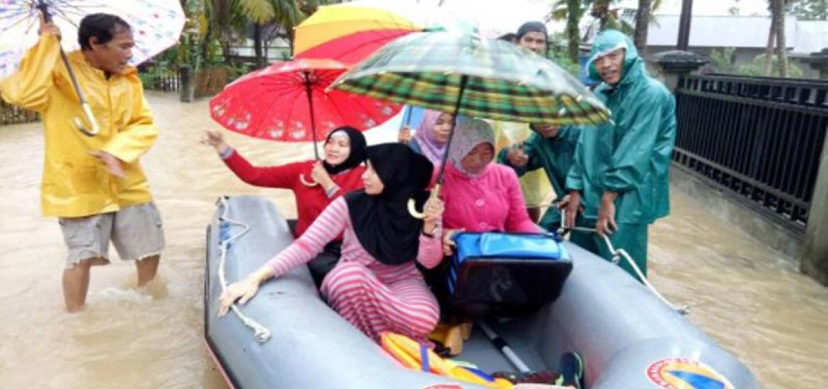 Musibah banjir yang dialami beberapa warga Kota Bengkulu