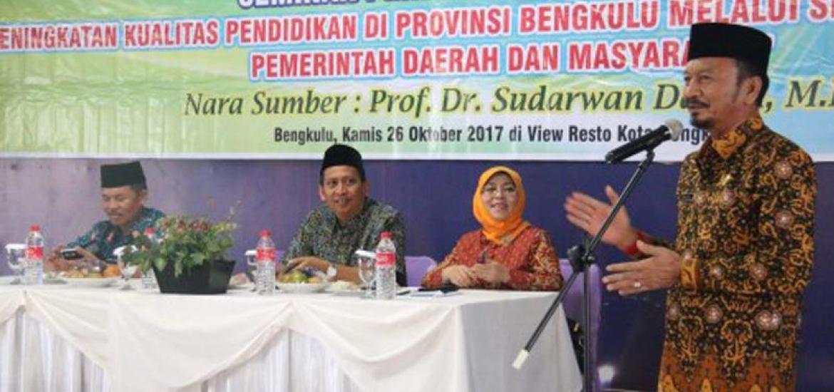 Pelantikan Pengurus Musyawarah Kerja Kepala Sekolah (MKKS) Provinsi Bengkulu