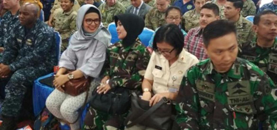 Walikota Bengkulu Helmi Hasan Senin (25/09/2017) kedatangan United States Army (Tentara Amerika)