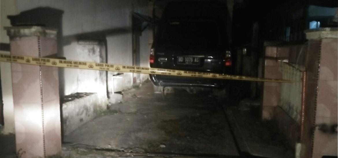 TKP OTT dipasang Police Line