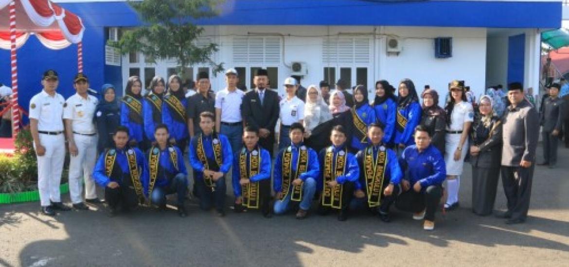 Pelepasan 14 orang siswa sebagai peserta Jambore Daerah (Jamda) Tahun 2017