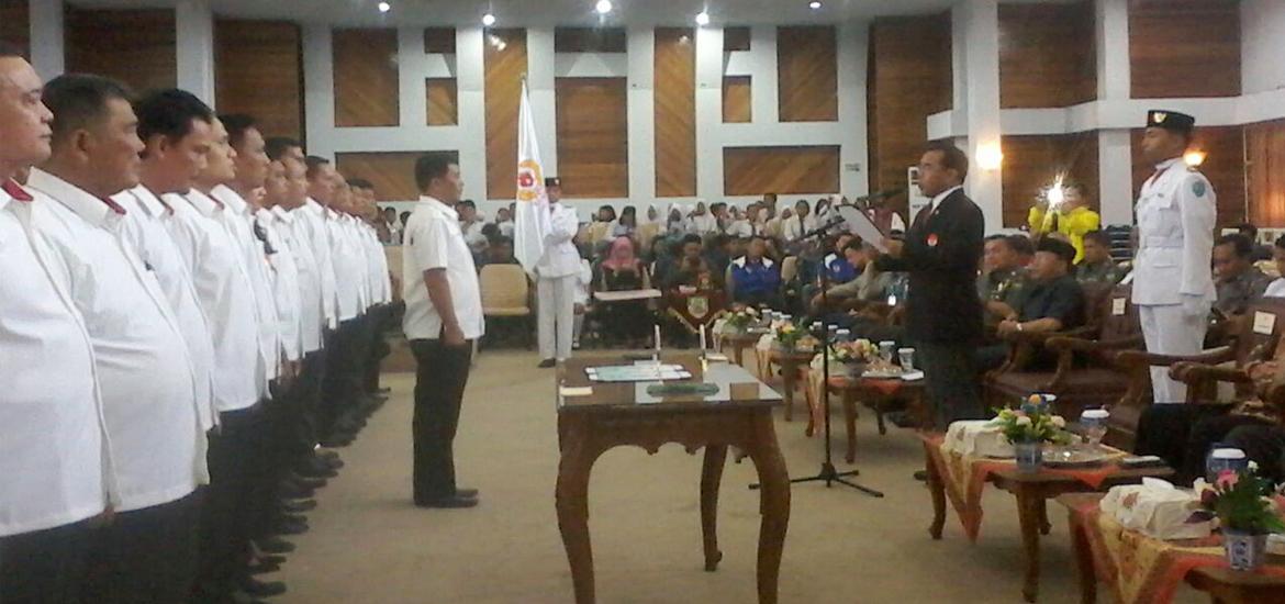 Pelantikan Kepengurusan KONI Provinsi Bengkulu Periode 2017 - 2021