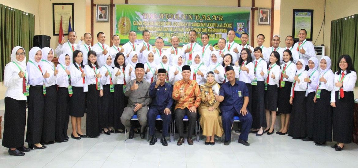 Pelatihan Dasar CPNS Mahkamah Agung RI Tahun 2018, Senin (26/2/2018)