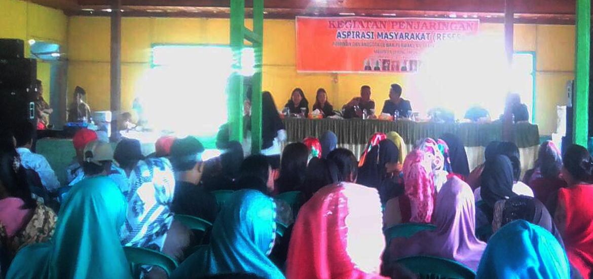 Dewan Lebong reses Dapil II di Kecamatan Lebong Tengah