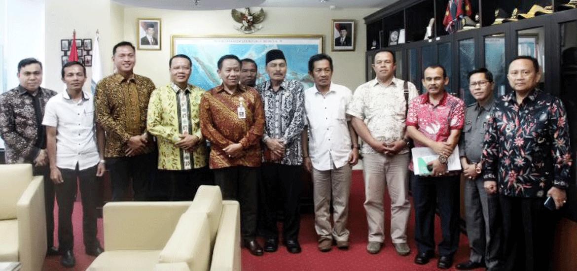 Plt.Gubernur Bengkulu Memfasilitasi Kabupaten Lebong dan Bengkulu Utara Untuk Beraudensi Dengan Direktur Jendral Bina Administrasi Kewilayahan Kemendagri RI.