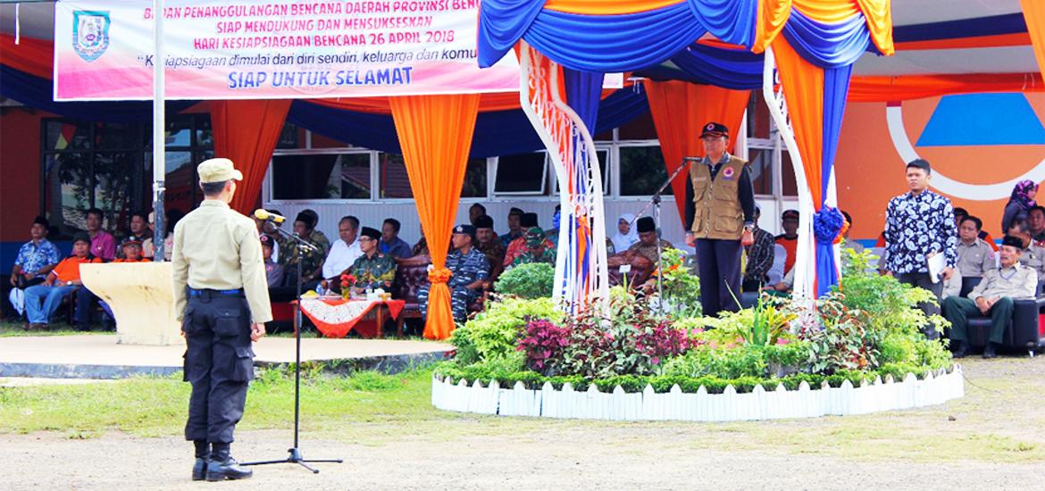Apel Hari Kesiapsiagaan Bencana, Kamis (26/4/2018)