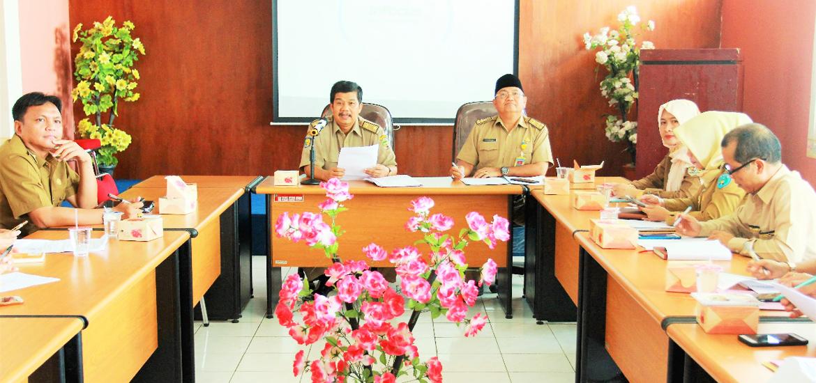 Rapat persiapan kegiatan pasar murah, Senin (7/5/2018).