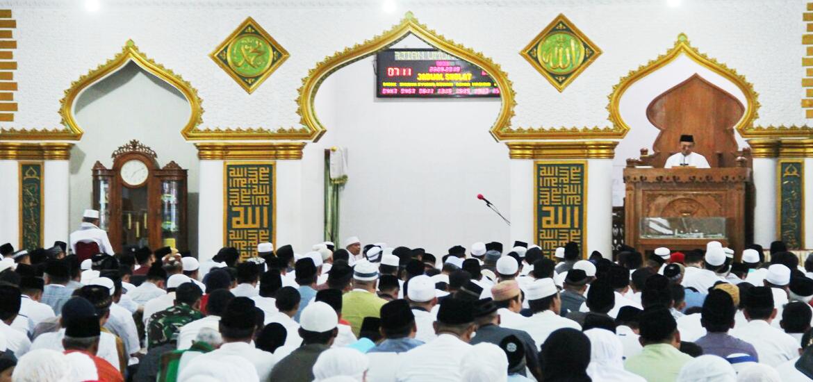 Pemprov Bengkulu melaksanakan sholat Idul Adha 1439 H