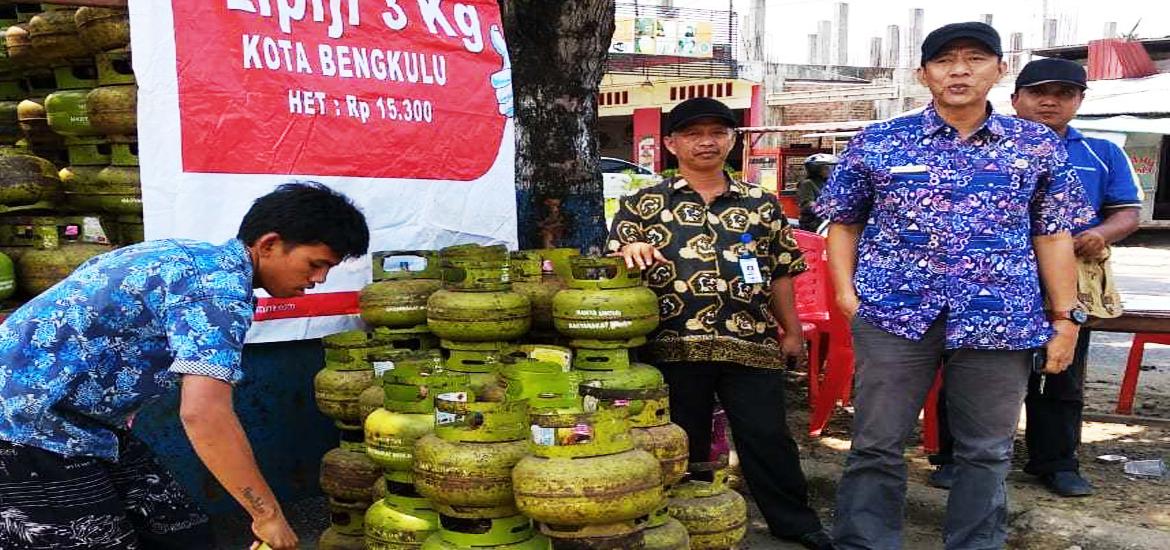 Disperindag Kota Bengkulu Gelar Operasi Pasar Pantau Ketersediaan Elpiji