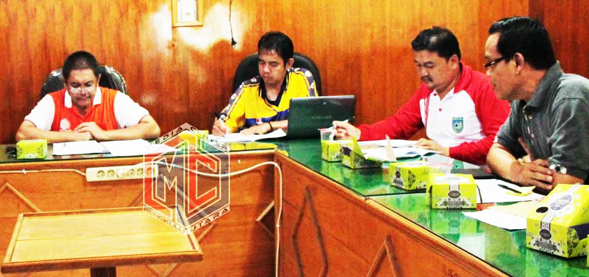 Rapat koordinasi Persiapan HUT Kota Arga Makmur Ke 42 Tahun 2018