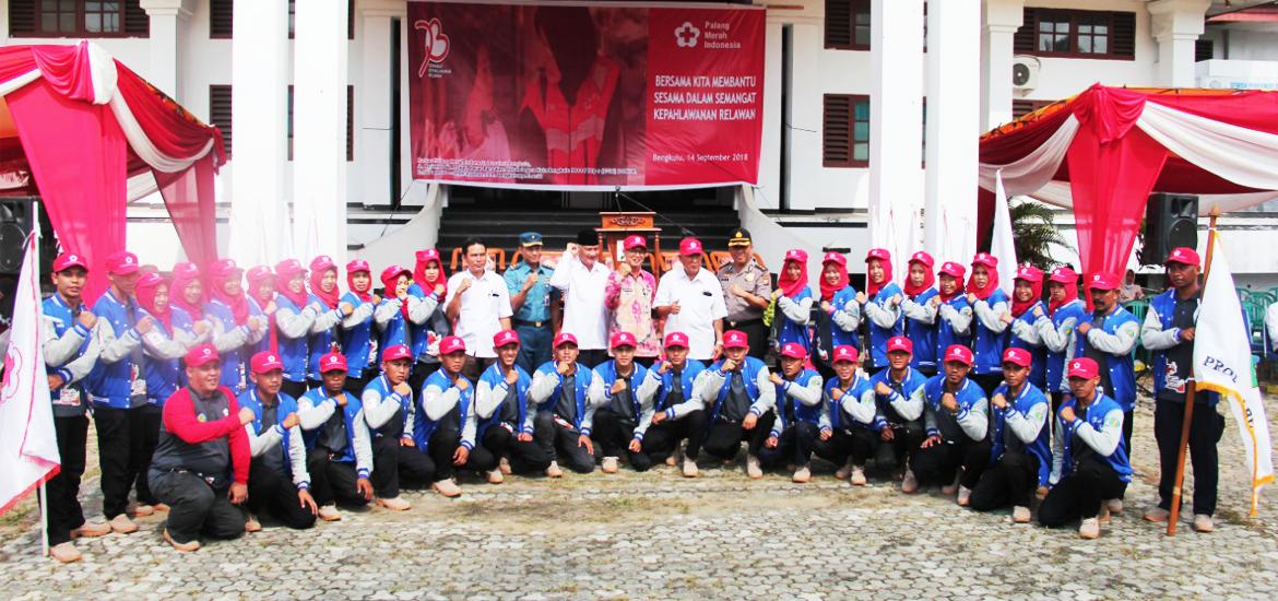 Palang Merah Indonesia (PMI) Provinsi Bengkulu gelar Upacara Peringatan Hari jadi Palang Merah (PMI) ke-73 tahun 2018