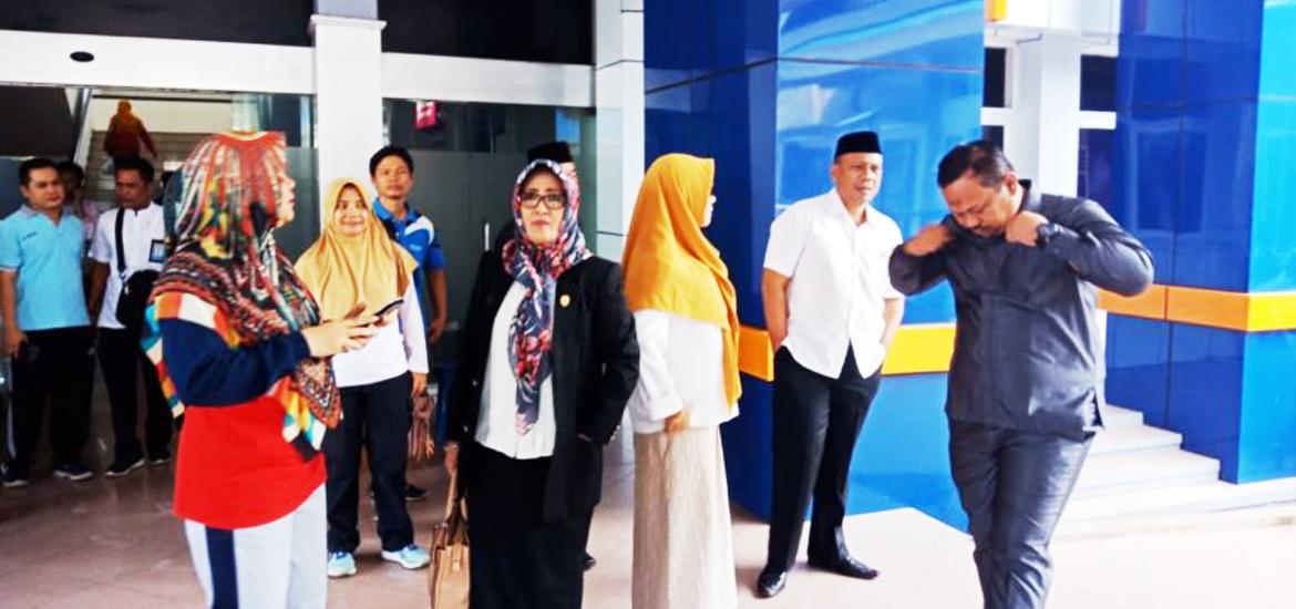 Dewan Komisi I DPRD Kota Bengkulu saat Sidak ke RSUD Kota
