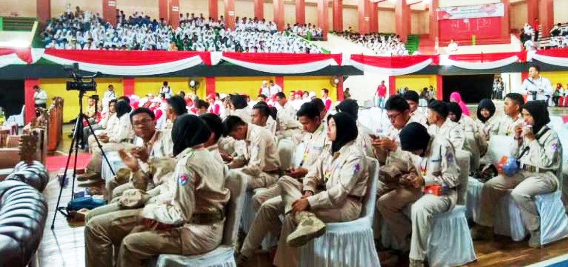 Kirab Pemuda 2018 Tiba di Kota Bengkulu