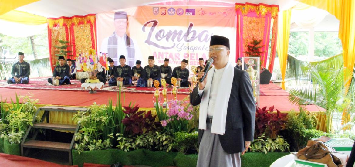 Plt Gubernur Rohidin Mersyah saat Lomba Sarafal Anam Tingkat Pelajar SMA/SMK/MA sederajat se - Provinsi Bengkulu