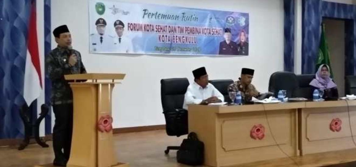 Pertemuan Rutin Forum Kota Sehat dan Tim Pembina Kota Sehat Kota Bengkulu
