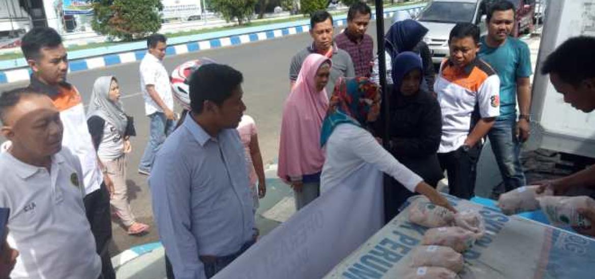 Operasi Pasar (OP) daging ayam potong higienis 