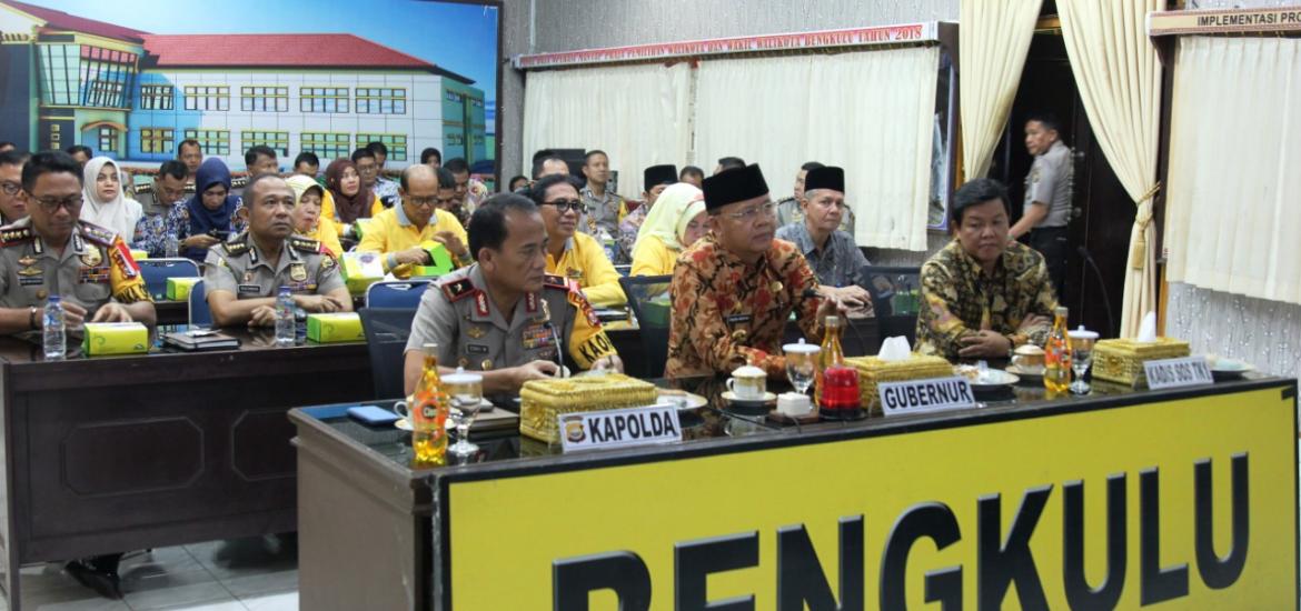 Pemprov Dan Polda Bengkulu Komitmen Amankan Penyaluran Bansos