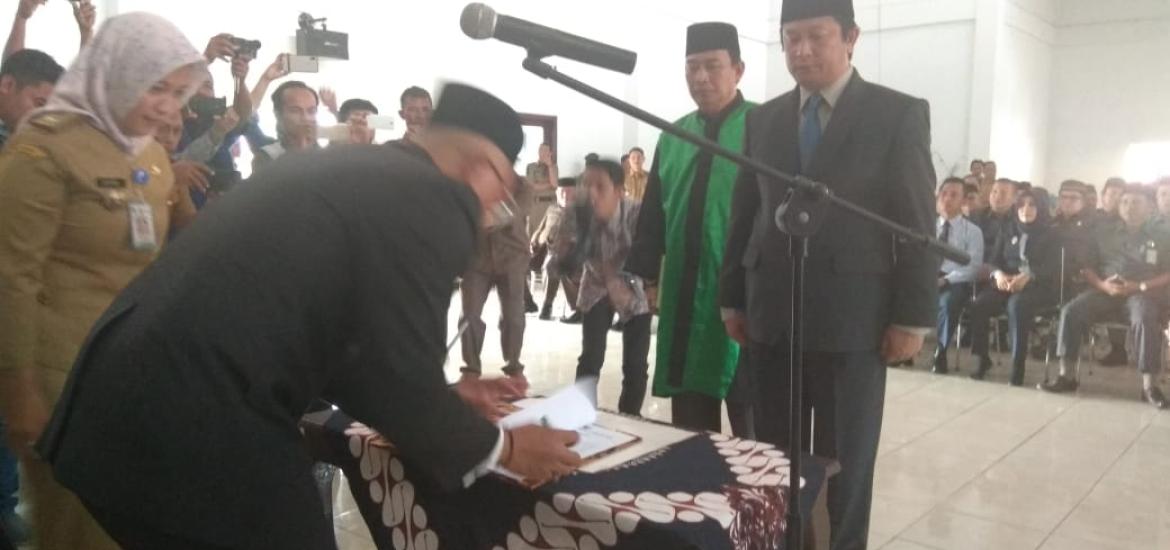Yudi Satria Dilantik Sebagai Sekda Bengkulu Selatan