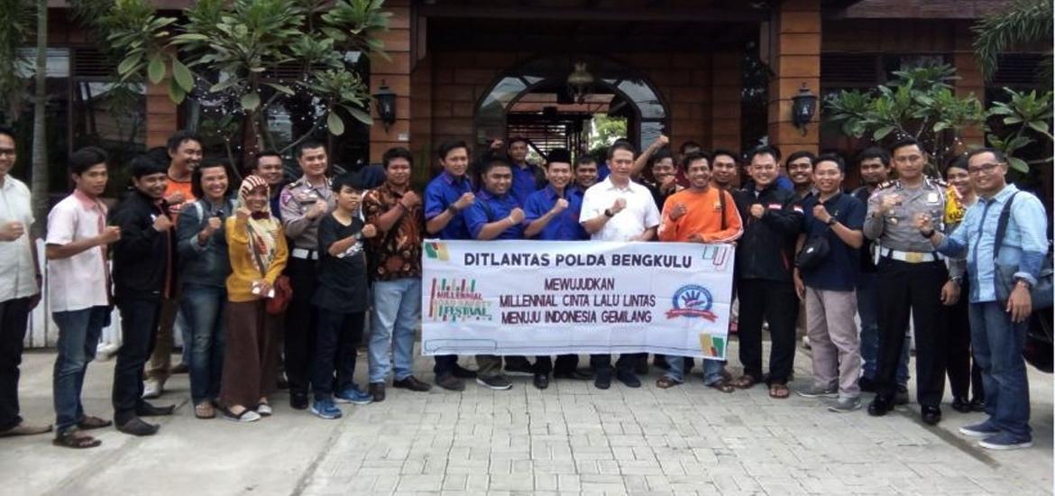 Ditlantas Polda Bengkulu silaturahmi dengan awak media