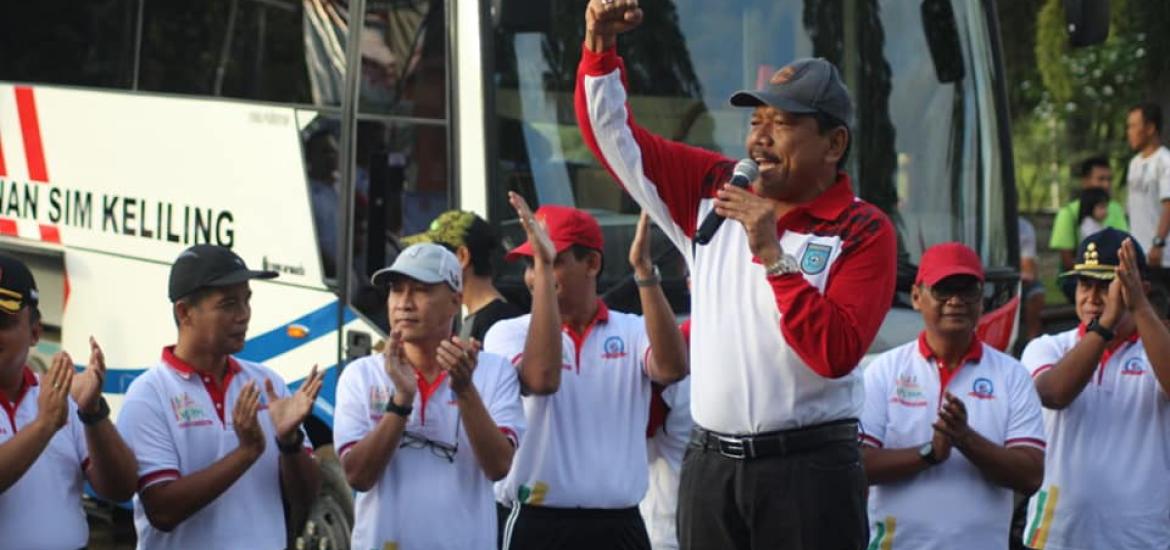 Kegiatan Millennial Road Safety Festival di Bengkulu Utara