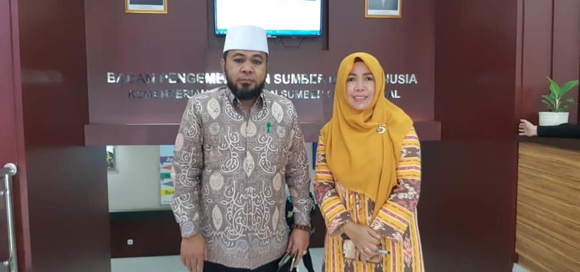 Kadisperindag Kota Bengkulu Dewi Dharma di Jakarta saat mendampingi Walikota Bengkulu Helmi Hasa