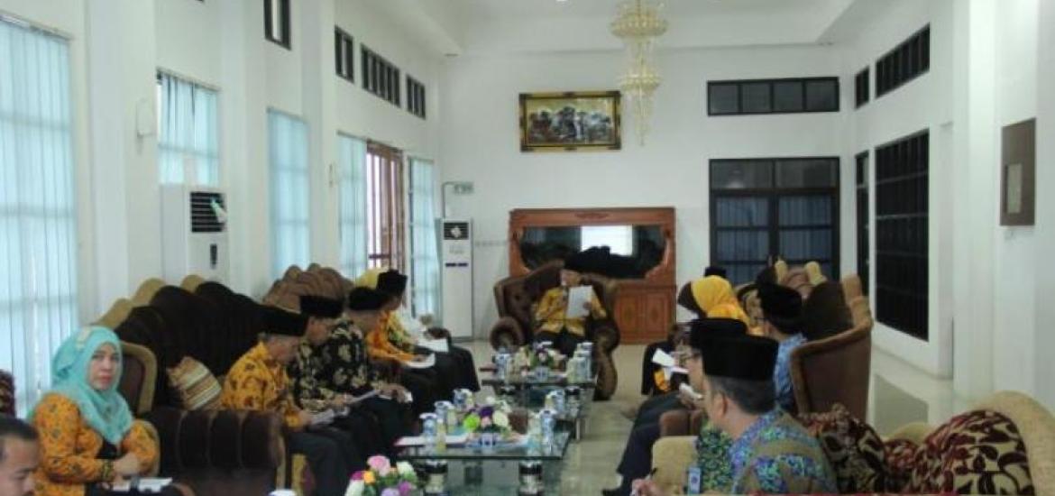 Rapat persiapan menyambut Wakil Presiden RI Jusuf Kalla