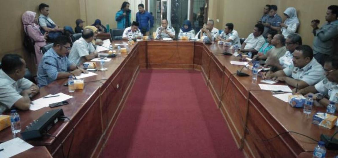 Dewan Komisi II menggelar terkait pencabutan SPT Jukir oleh Pemkot Bengkulu