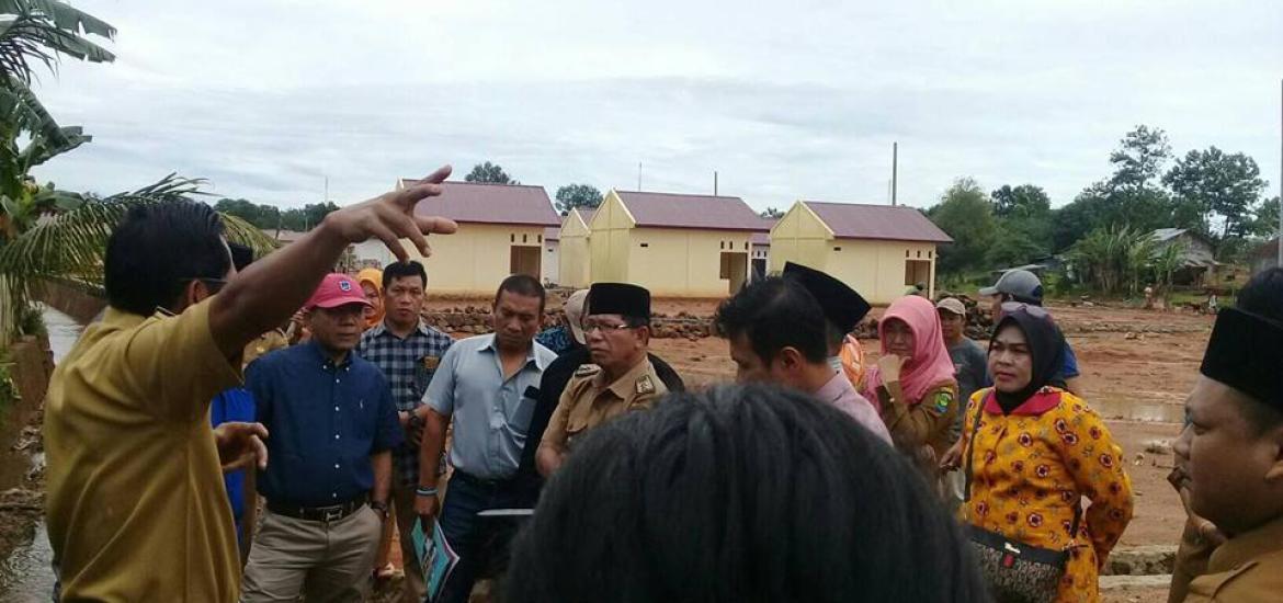 Sidak Komisi II DPRD Kota Bengkulu dilokasi rawan banjir