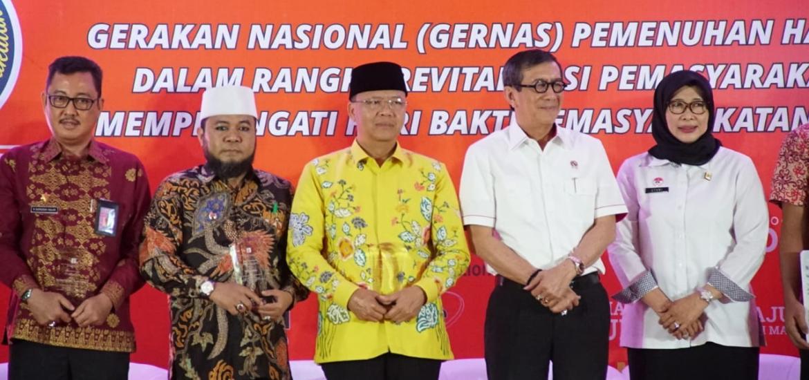 Penghargaan Dari Menkumham RI Atas Program Pemenuhan Hak Anak