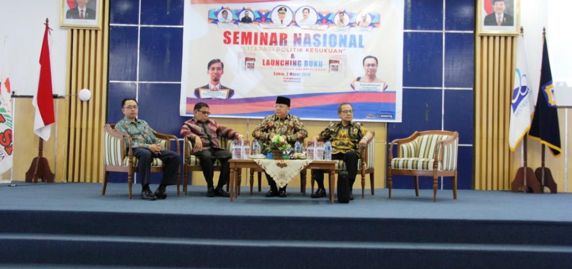 Seminar Nasional “Literasi Politik Kesukuan” dan Launching Buku “Politik Kesukuan Dalam Pilkada”