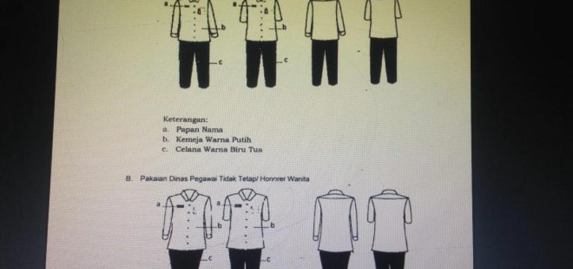 Model Pakaian Dinas PTT Pemkot Bengkulu