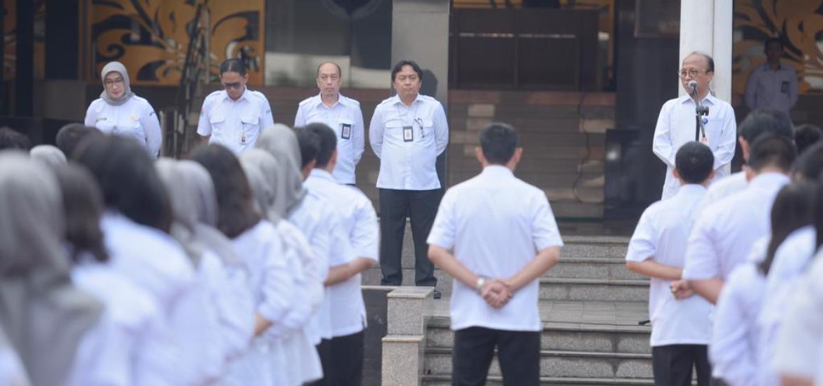 Sekjen Kemendes PDTT Anwar Sanusi mengimbau kepada seluruh pegawai dilingkungan Kemendes PDTT untuk menjaga netralitasnya dan menggunakan hak pilihnya dalam Pemilu pada 17 April mendatang