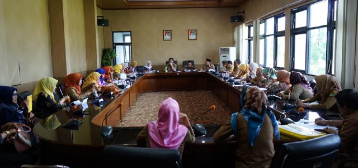 Kesbangpol BS menggelar rapat Tim Pemantau Pilres dan Pileg Tahun 2019