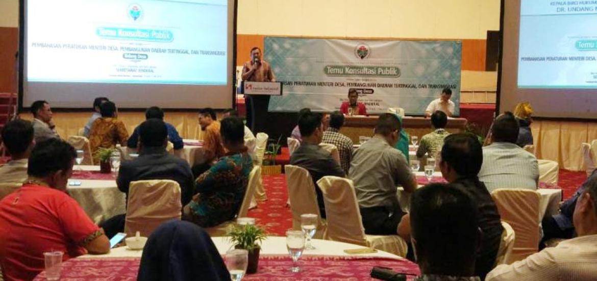 Konsultasi Publik Terkait Permendes Tentang P3MD