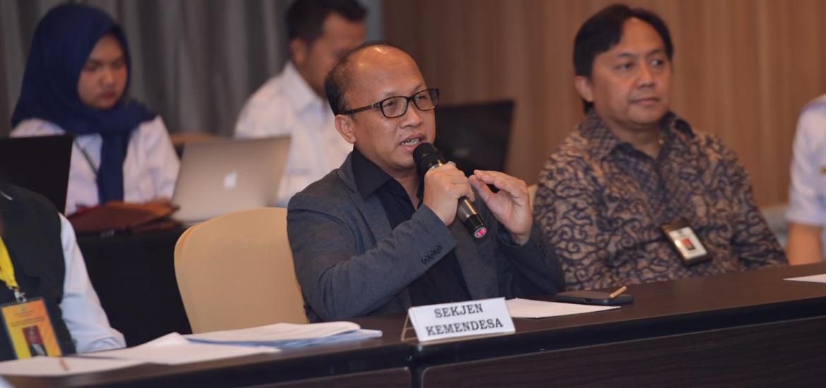 Sekretaris Jenderal Kemendes PDTT Anwar Sanusi