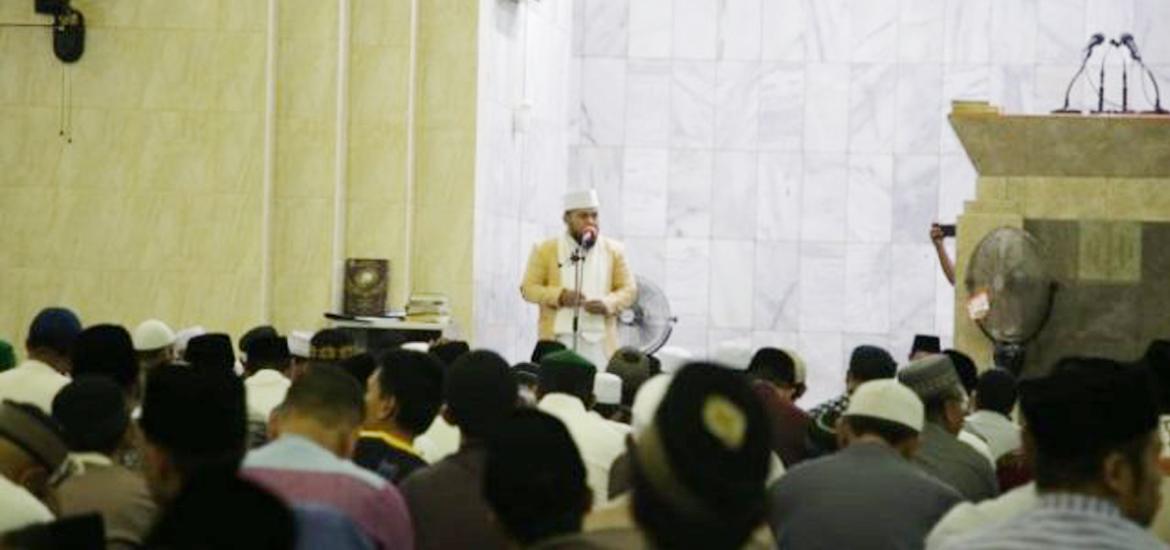 Walikota beserta jajaran Pemkot Bengkulu safari ramadan di Masjid Agung At Taqwa