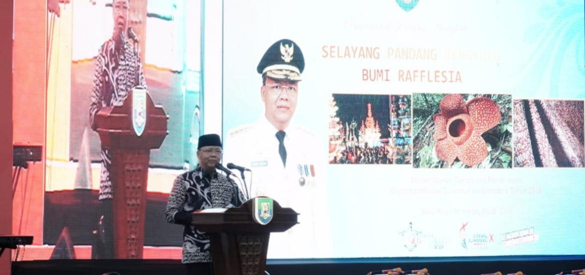 Rapat Koordinasi Gubernur se- Sumatera tahun 2019 di Bengkulu