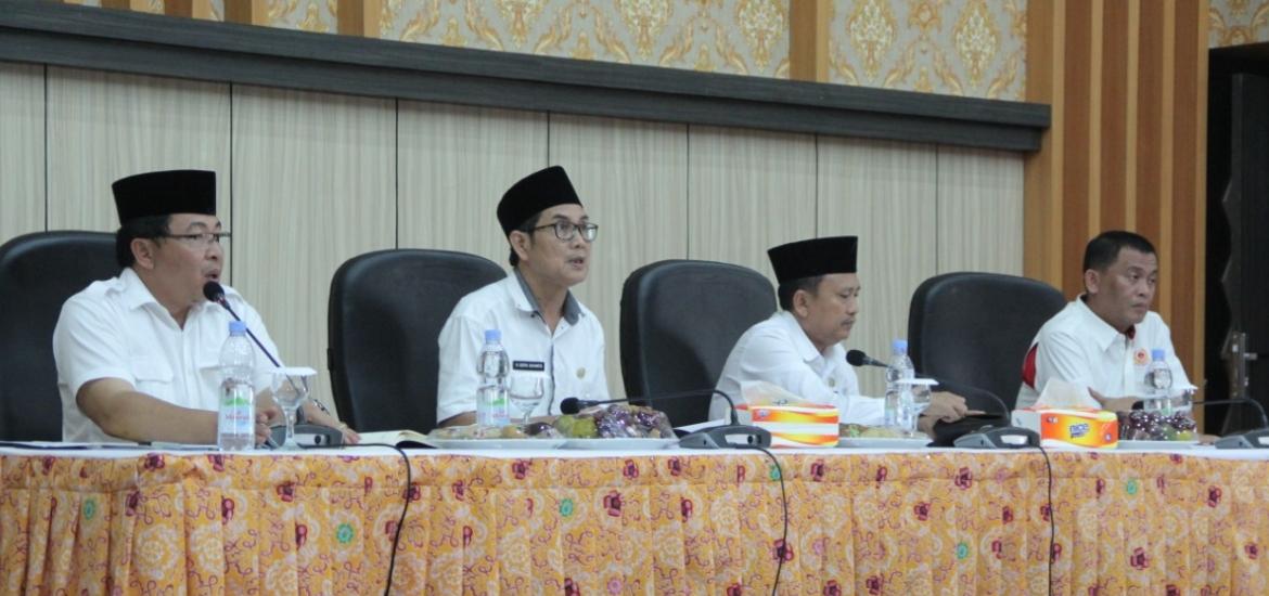 Rapat Evaluasi Persiapan Porwil Sumatera tahun 2019, di Gedung Pola Provinsi Bengkulu