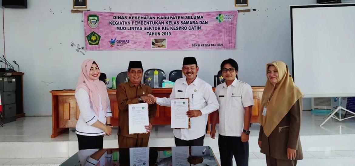 Dinas Kesehatan Seluma Kerjasama dengan Kemenag Seluma