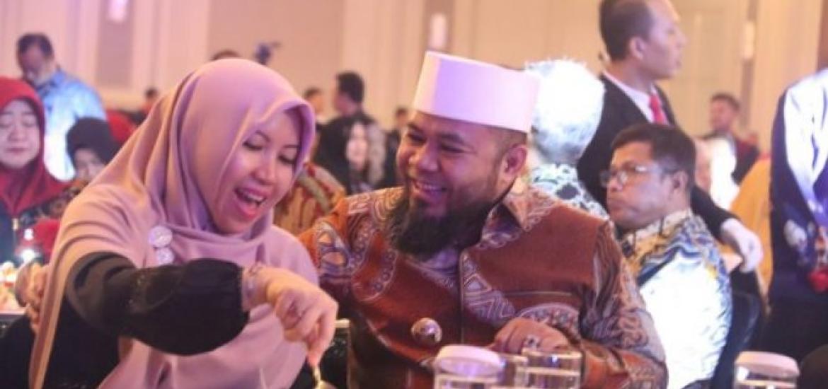 Walikota Helmi Hasan saat mengikuti Welcome Dinner Rapat Kerja Nasional (Rakernas) APEKSI ke XIV di The Renaissance, Jalan Bukit Panorama Jangli, Kota Semarang, Provinsi Jawa Tengah