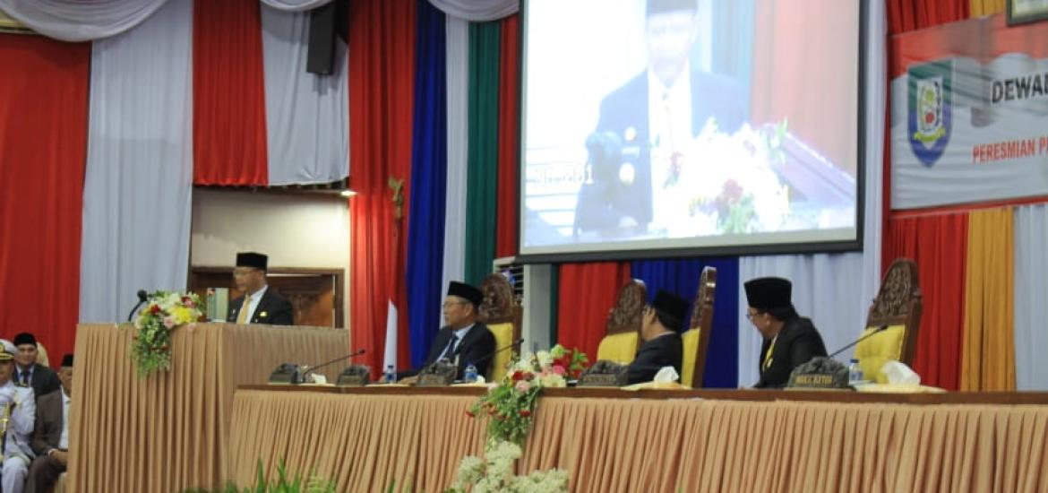 Pelantikan 45 Anggota DPRD Provinsi Bengkulu