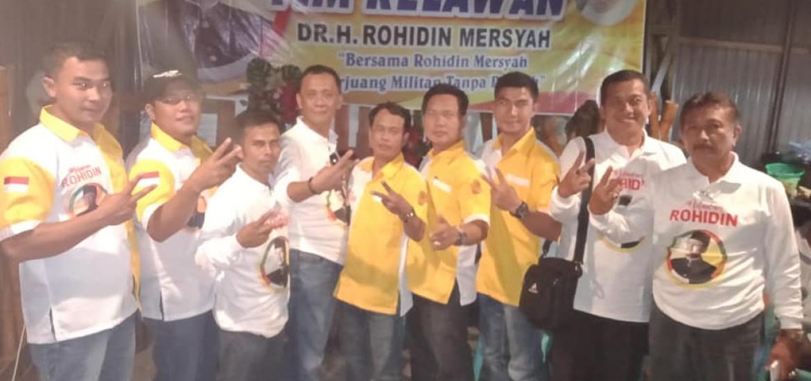 Foto/Dok Relawan Rohidin Mersyah