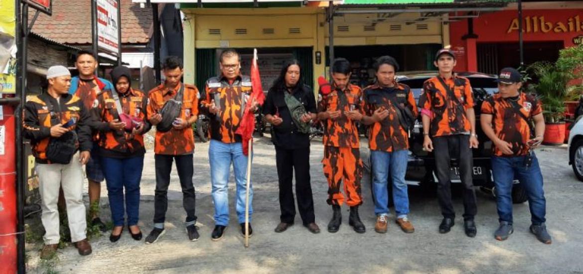 Pemuda Pancasila Kota Bengkulu Doa bersama untuk keberangkatan para anggota diacara mubes x dijakarta