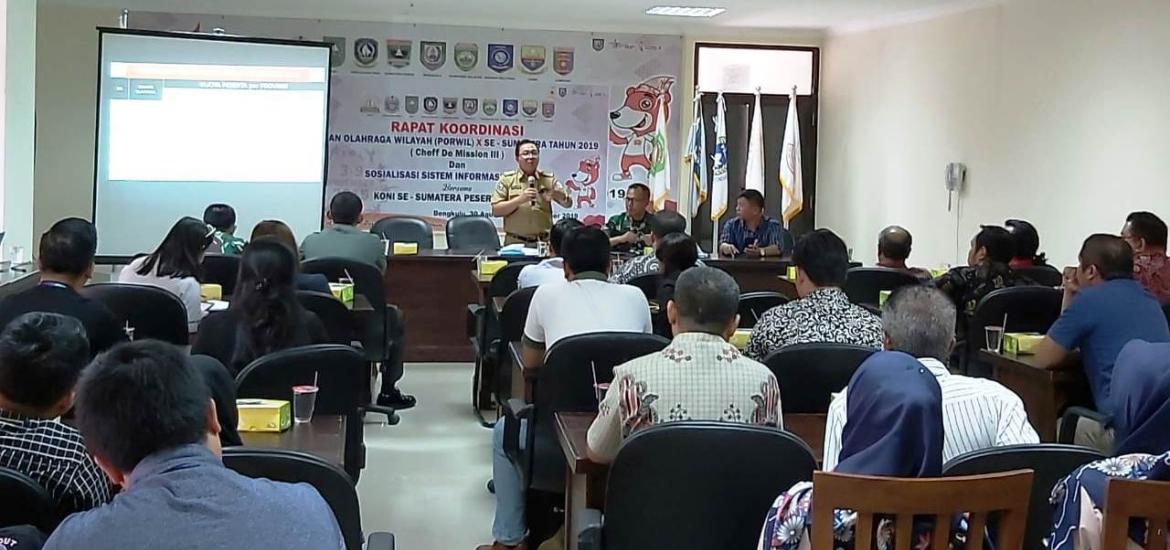 Rapat koordinasi terkait Porwil Sumatera ke X