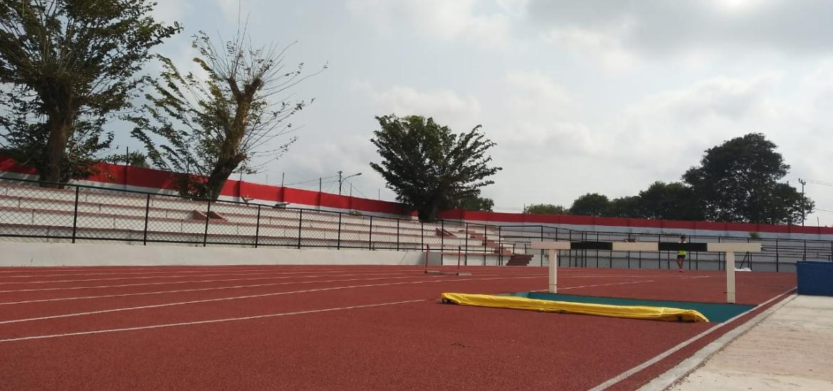 Venue Cabor Atletik yang disiapkan untuk Porwil Sumatera X di Bengkulu